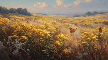 Goldenrod flower in full bloom — medicinal wildflower health benefits and growing guide