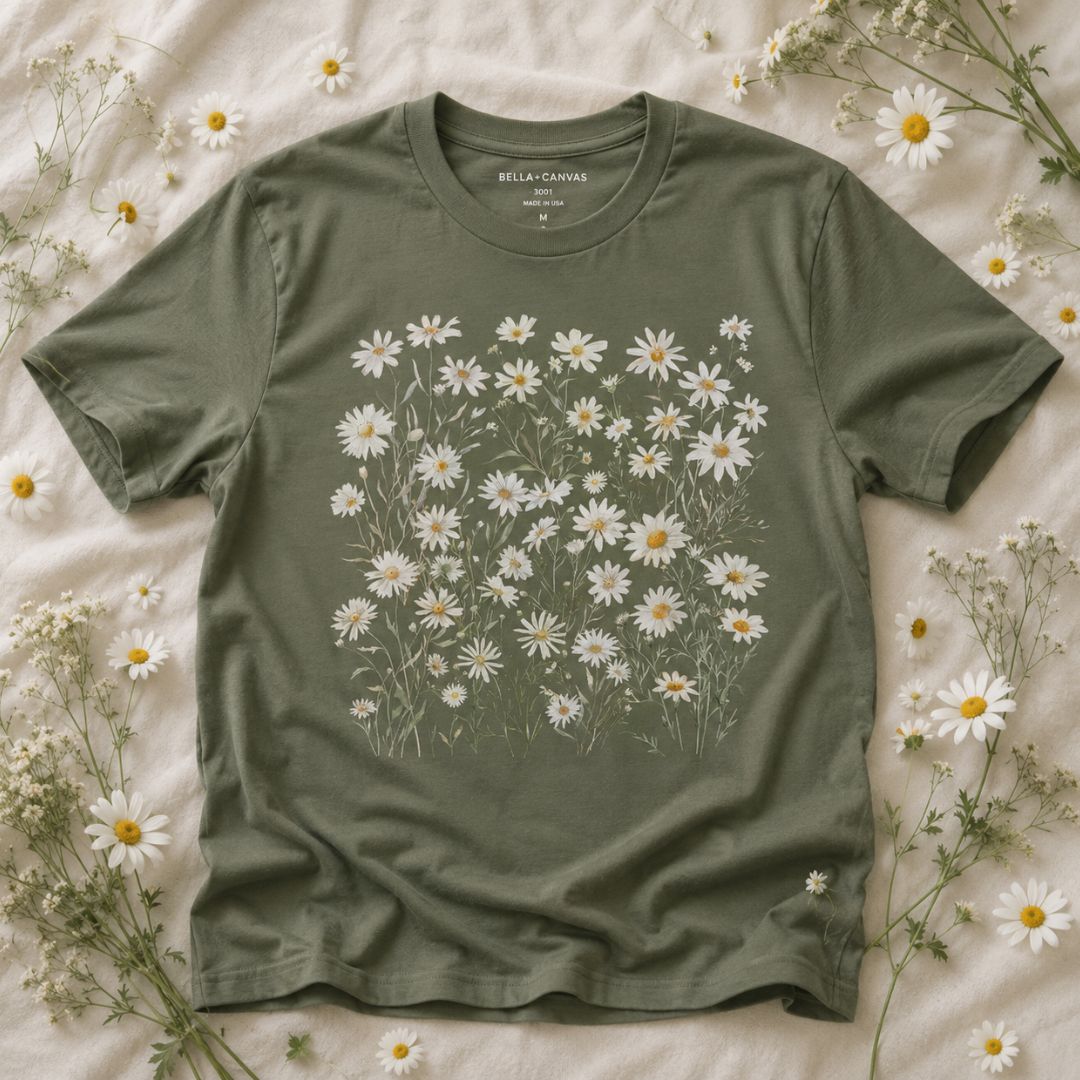 Daisy Garden T-shirt, Gift For Daisy Lovers