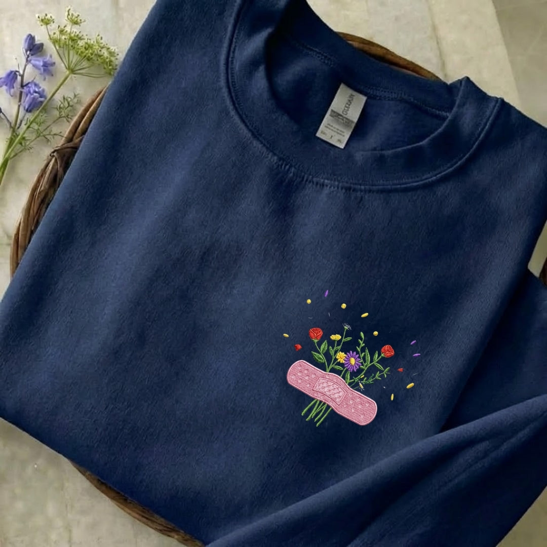 Heal Your Heart Embroidered Sweatshirt