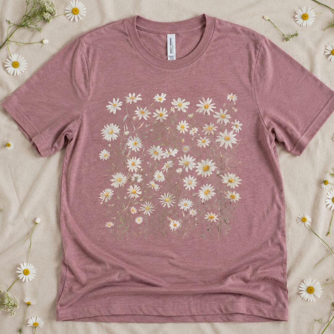 Daisy Garden T-shirt, Gift For Daisy Lovers