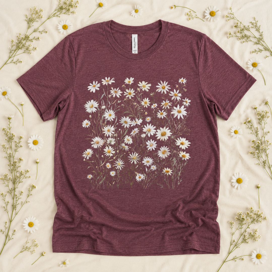 Daisy Garden T-shirt, Gift For Daisy Lovers
