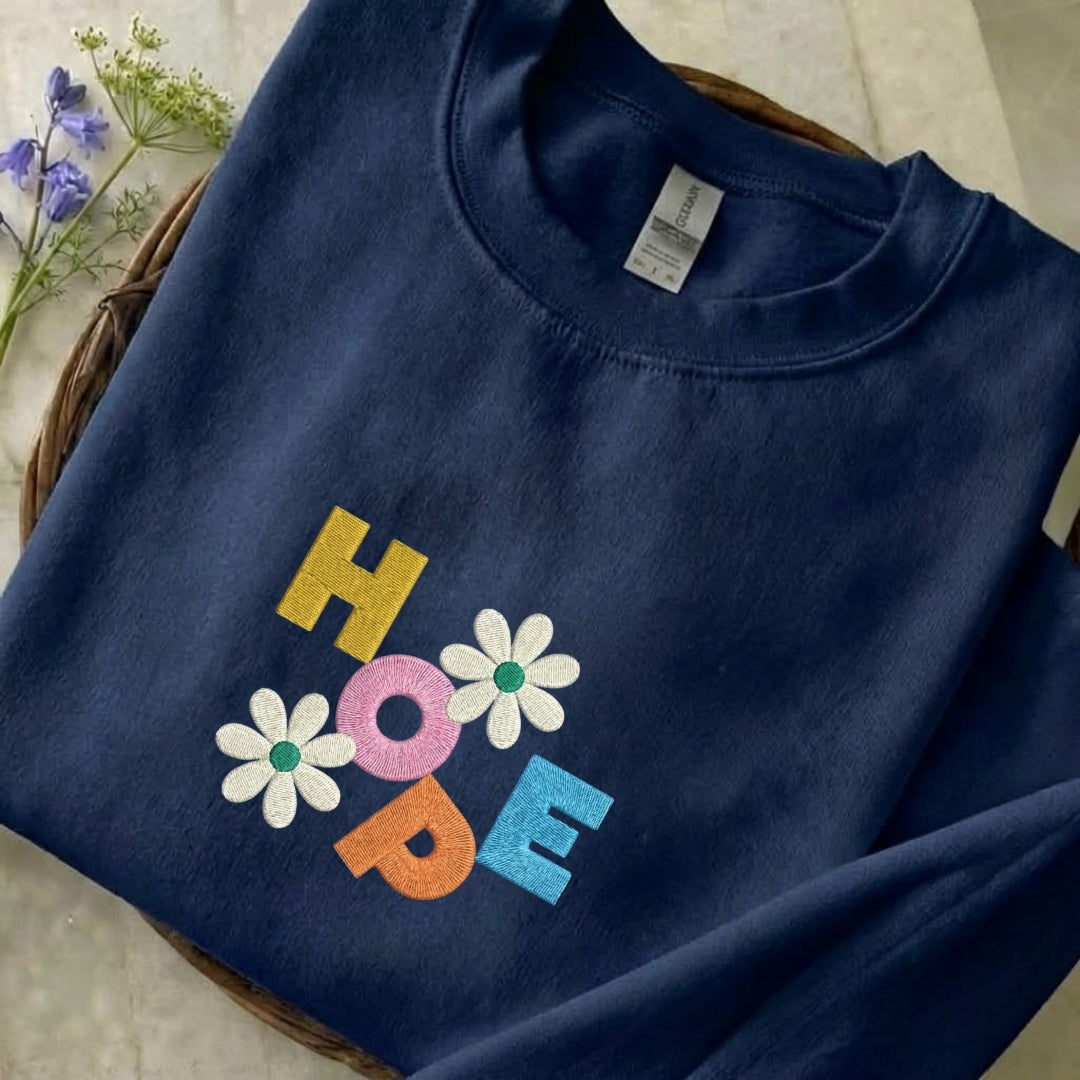 Hope Embroidered Sweatshirt