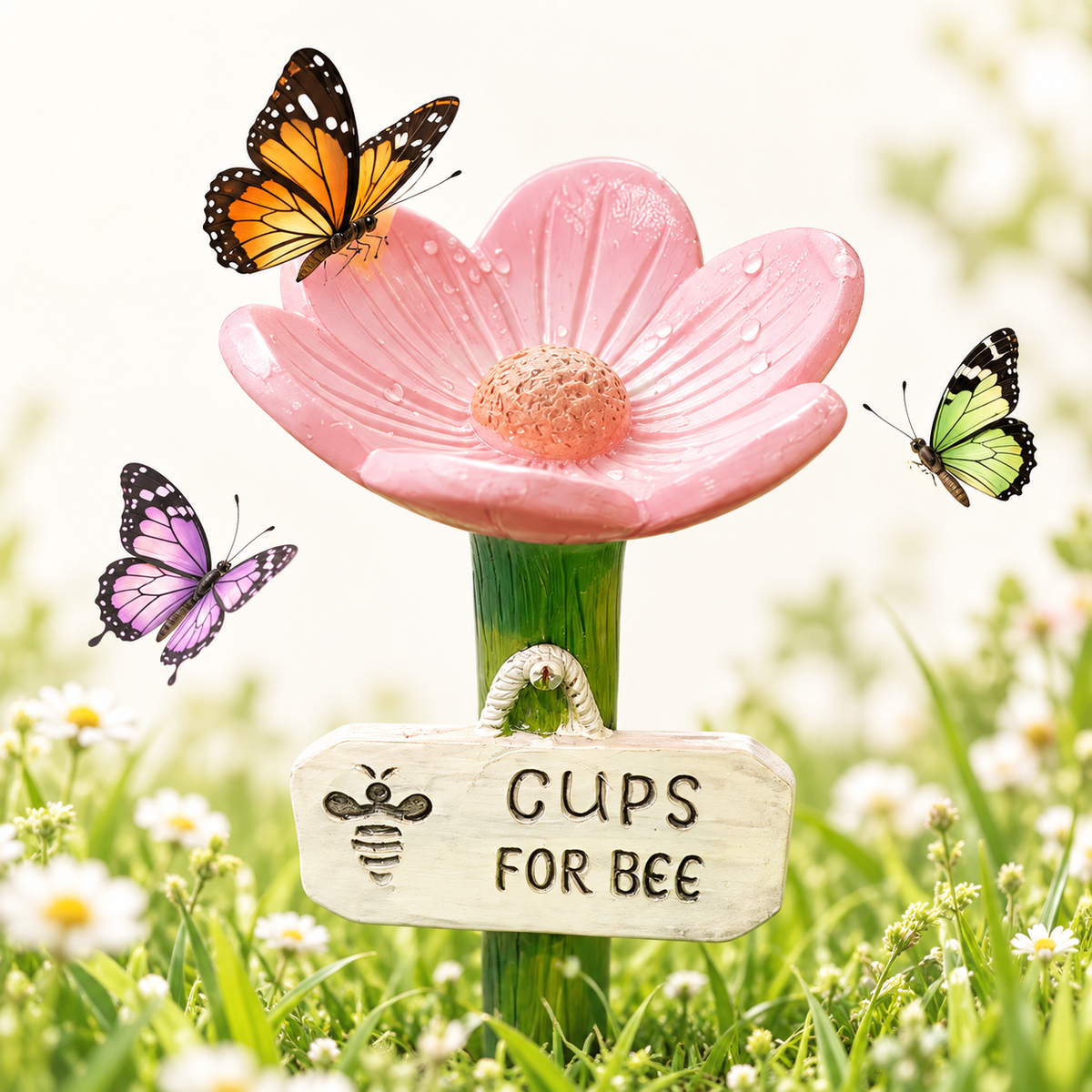 Bee Watering Cup – Flower Pollinator Feeder for Garden