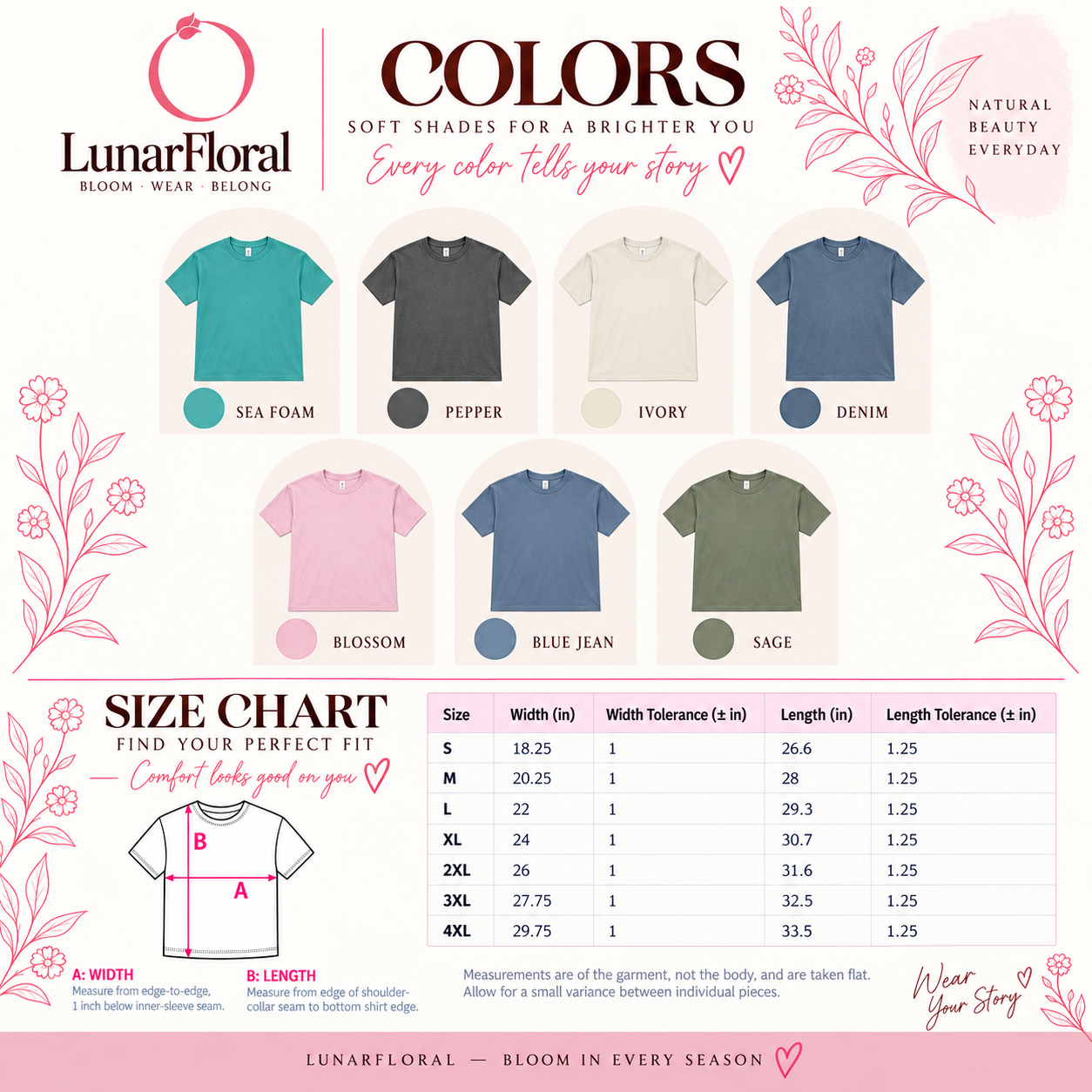 Fruits of the Spirit Tee | Custom Name Sleeve | Comfort Colors 1717