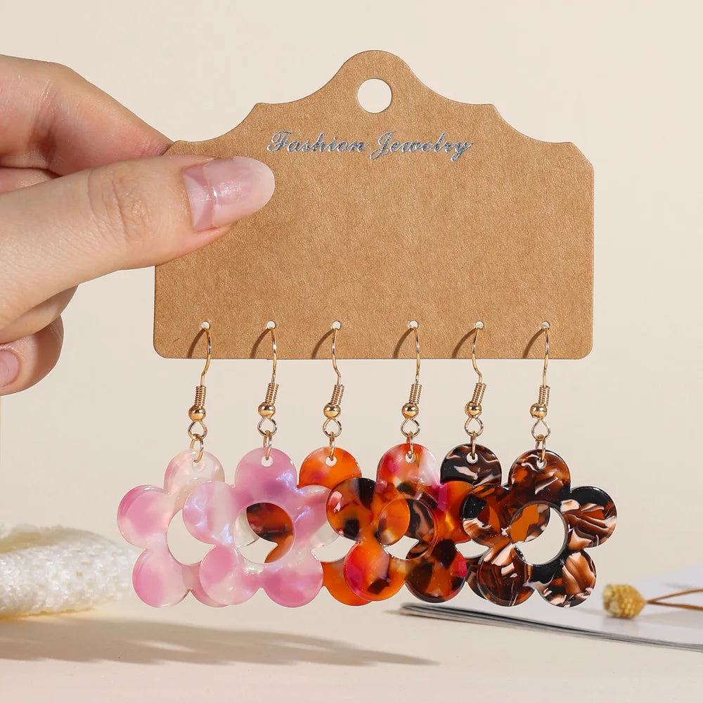 [GIVEAWAY] - New Colorful Sequin Flower Pendant Earrings Set