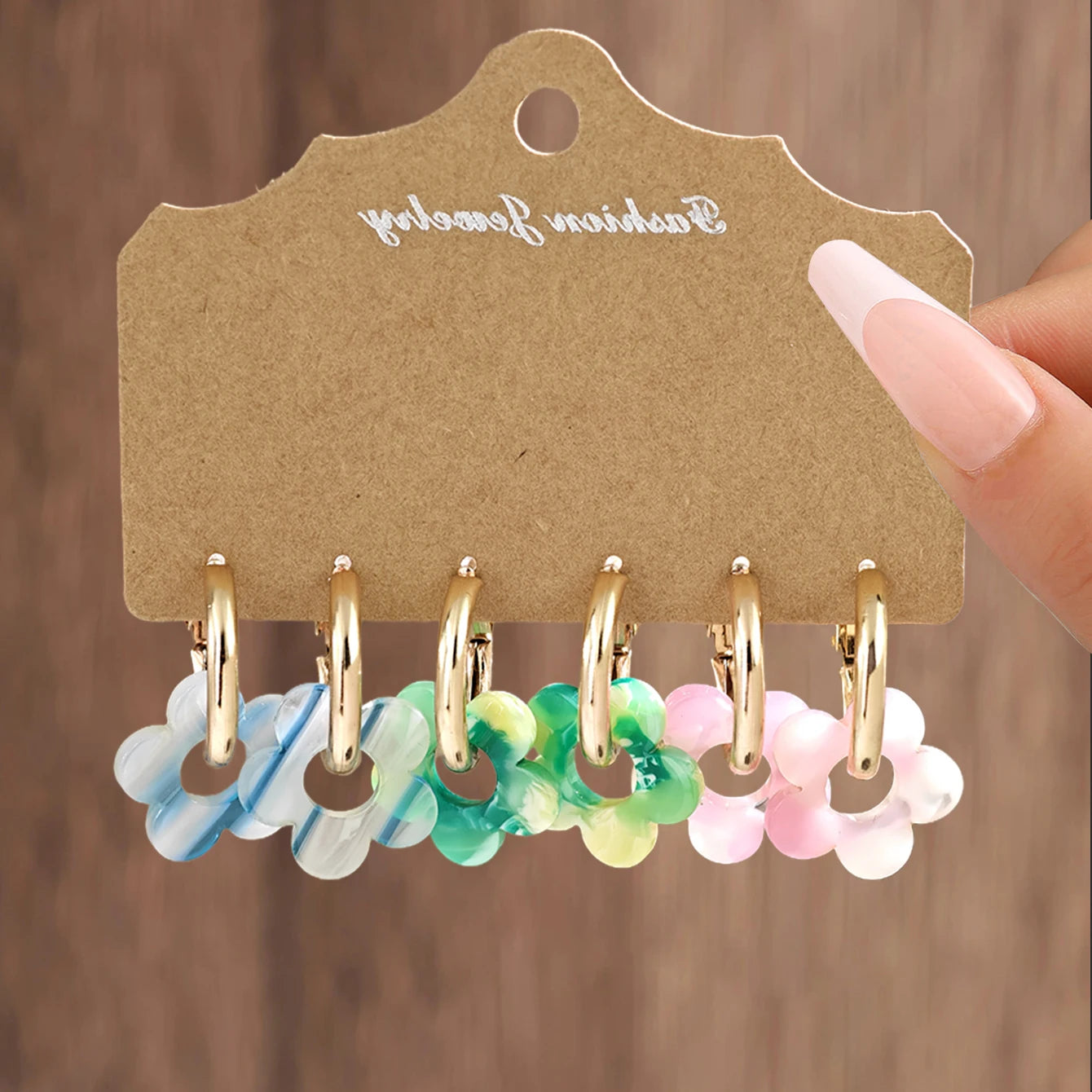 [GIVEAWAY] - New Colorful Sequin Flower Pendant Earrings Set