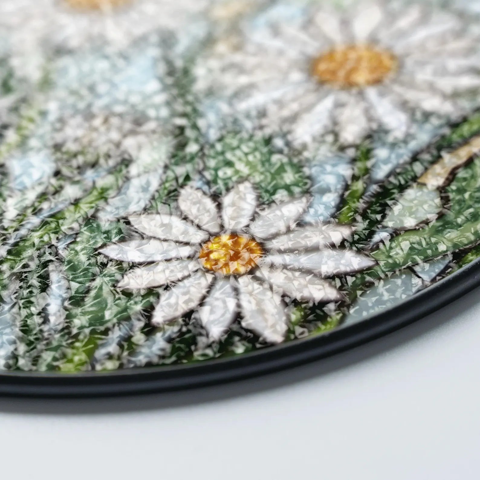 Daisy Stained Glass Suncatcher