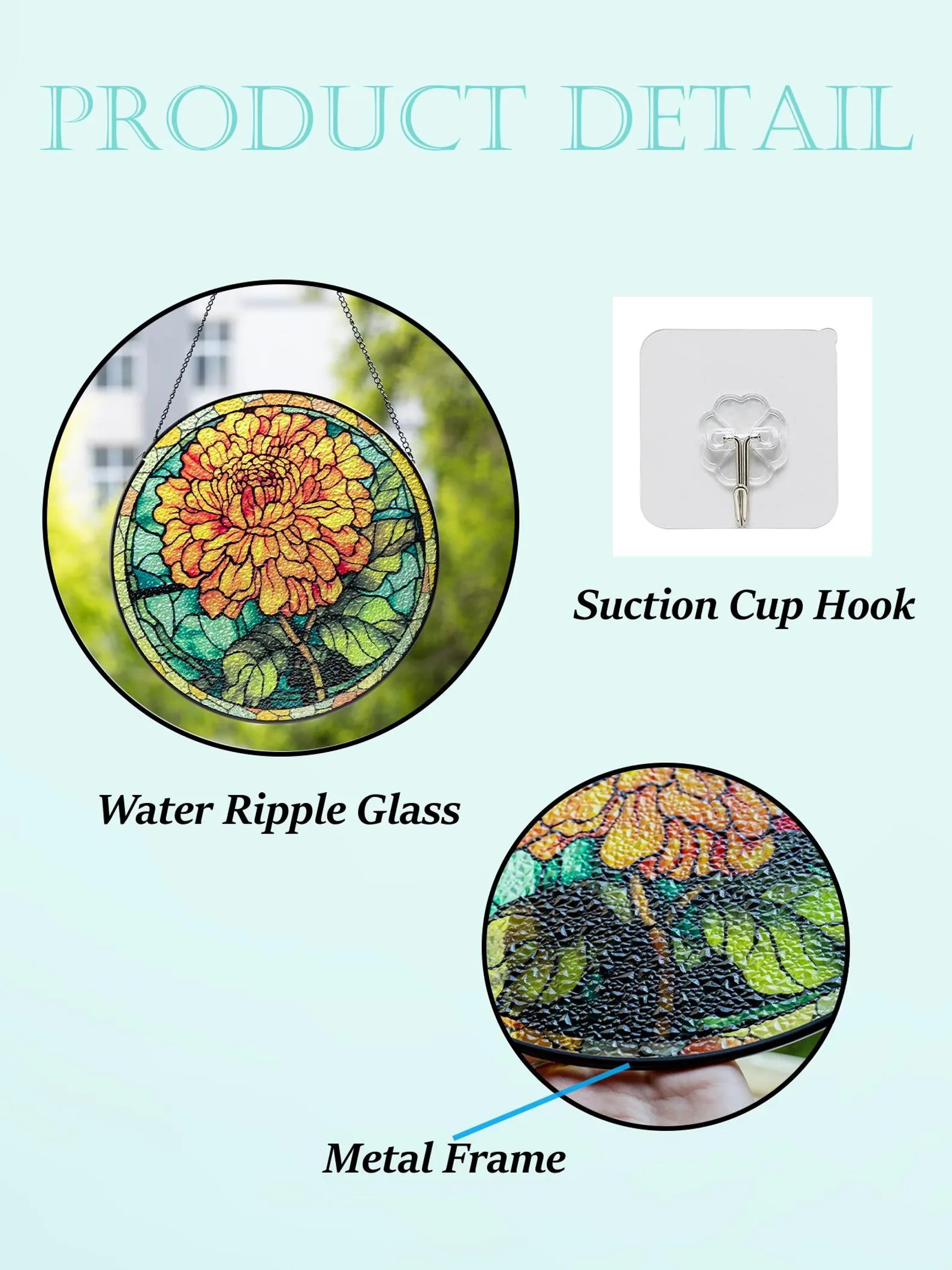 Personalized Birth Month Flower Suncatcher