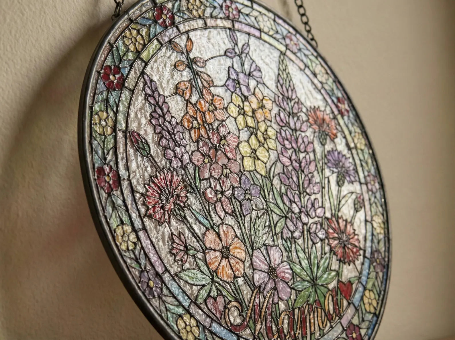 Personalized Mama Garden Suncatcher
