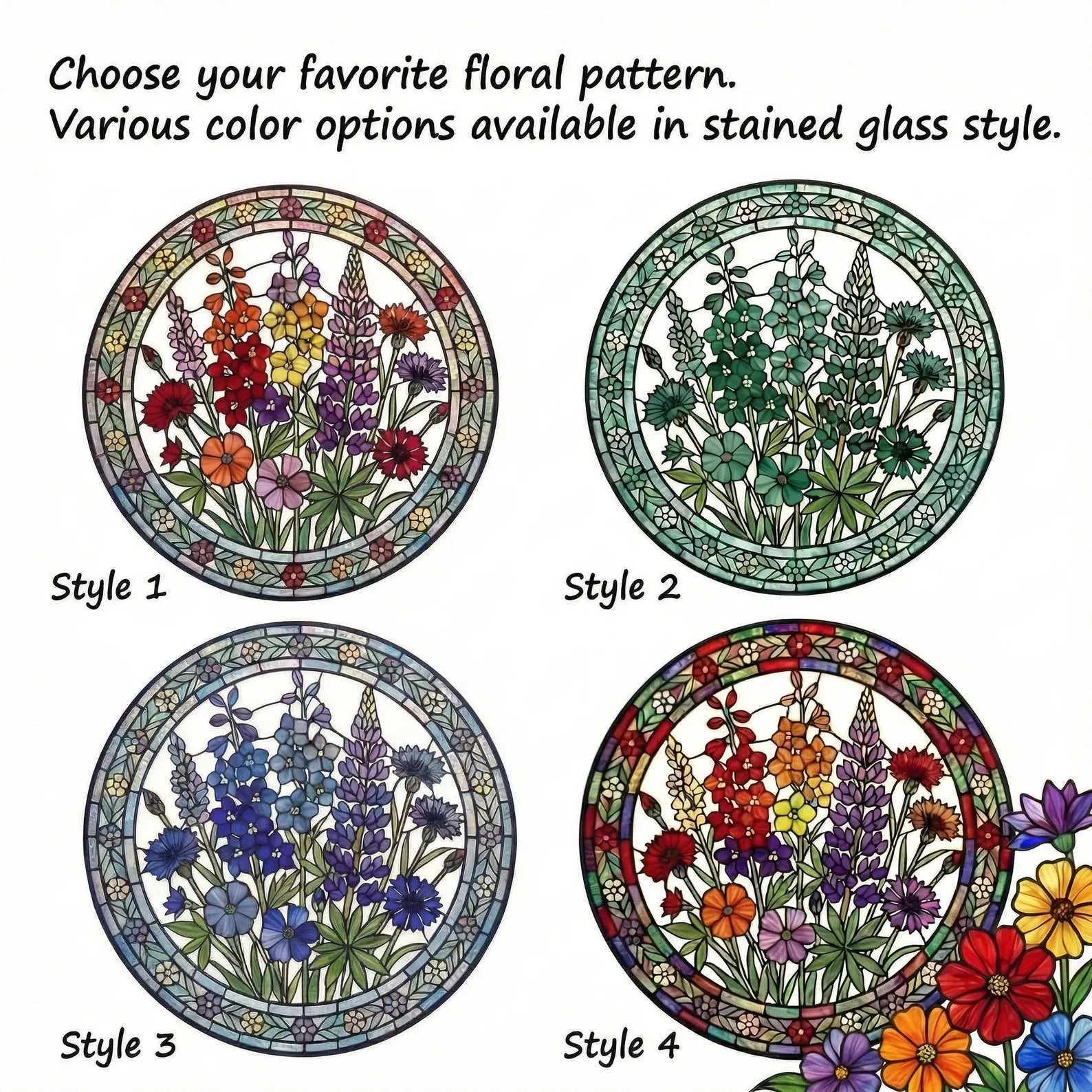 Personalized Mama Garden Suncatcher