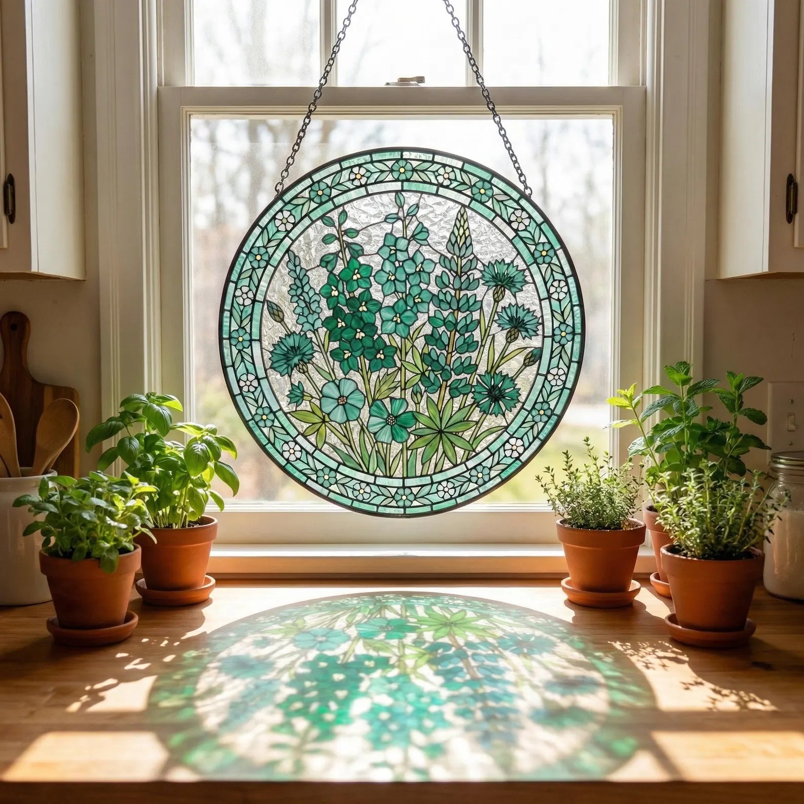 Personalized Mama Garden Suncatcher