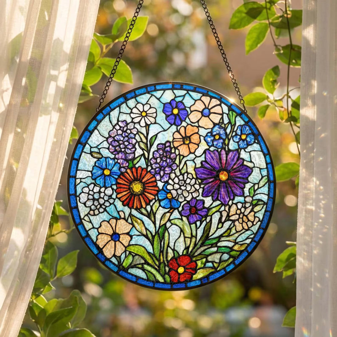 FLoral Garden Suncatcher