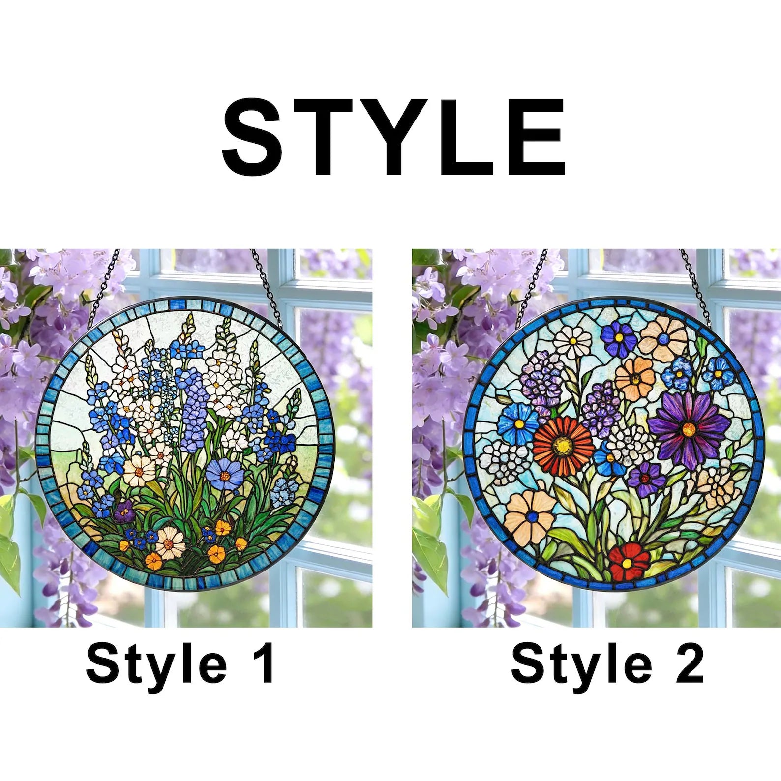 FLoral Garden Suncatcher