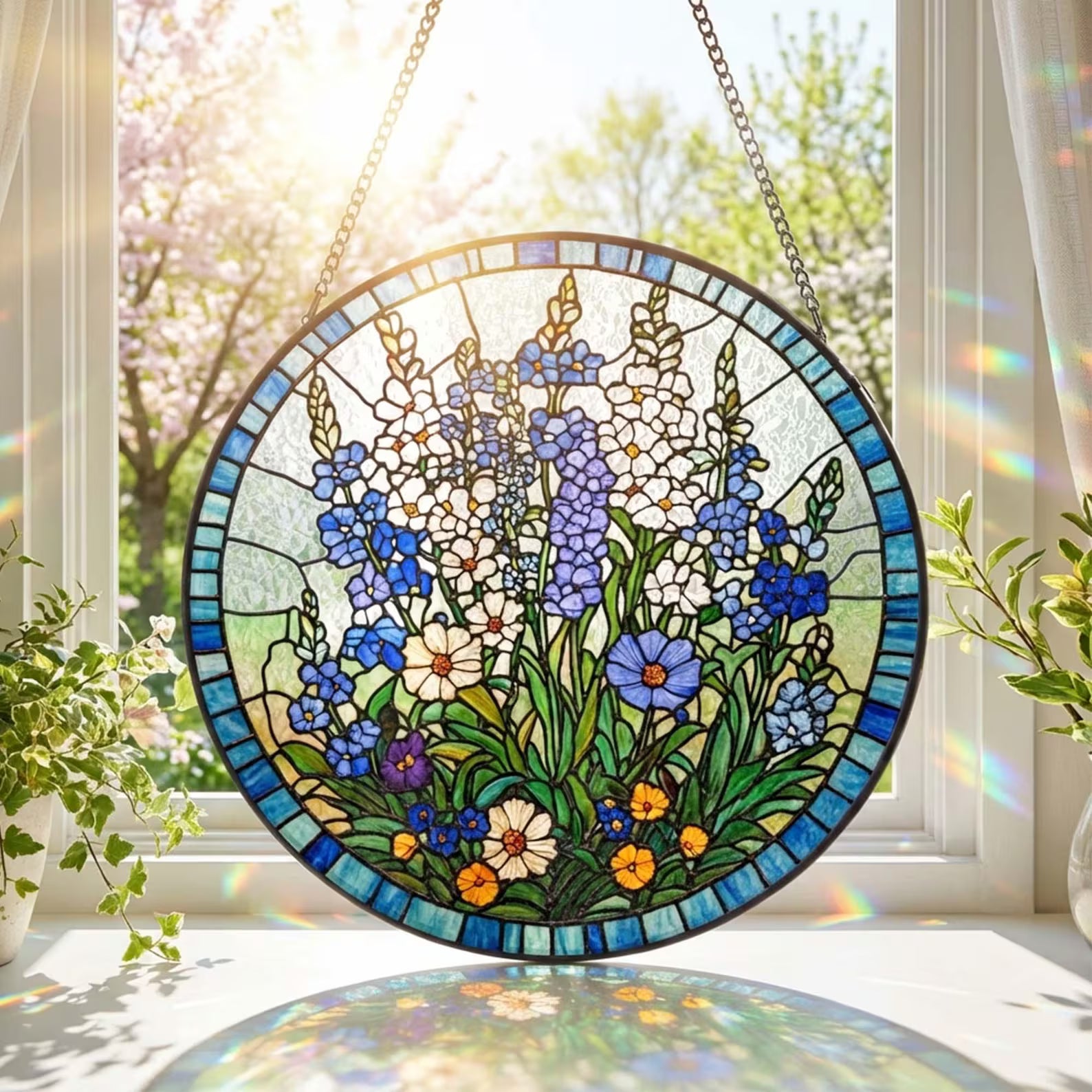 FLoral Garden Suncatcher